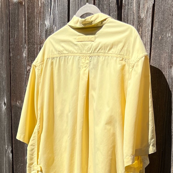 Exofficio yellow button down shirt size XXL - Picture 12 of 13